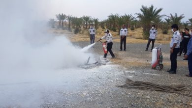 تصویر از گارگاه آموزشی اطفاء حریق