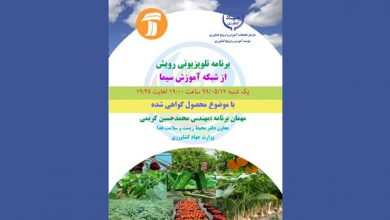 تصویر از «رویش» محصول گواهی شده را بررسی می کند